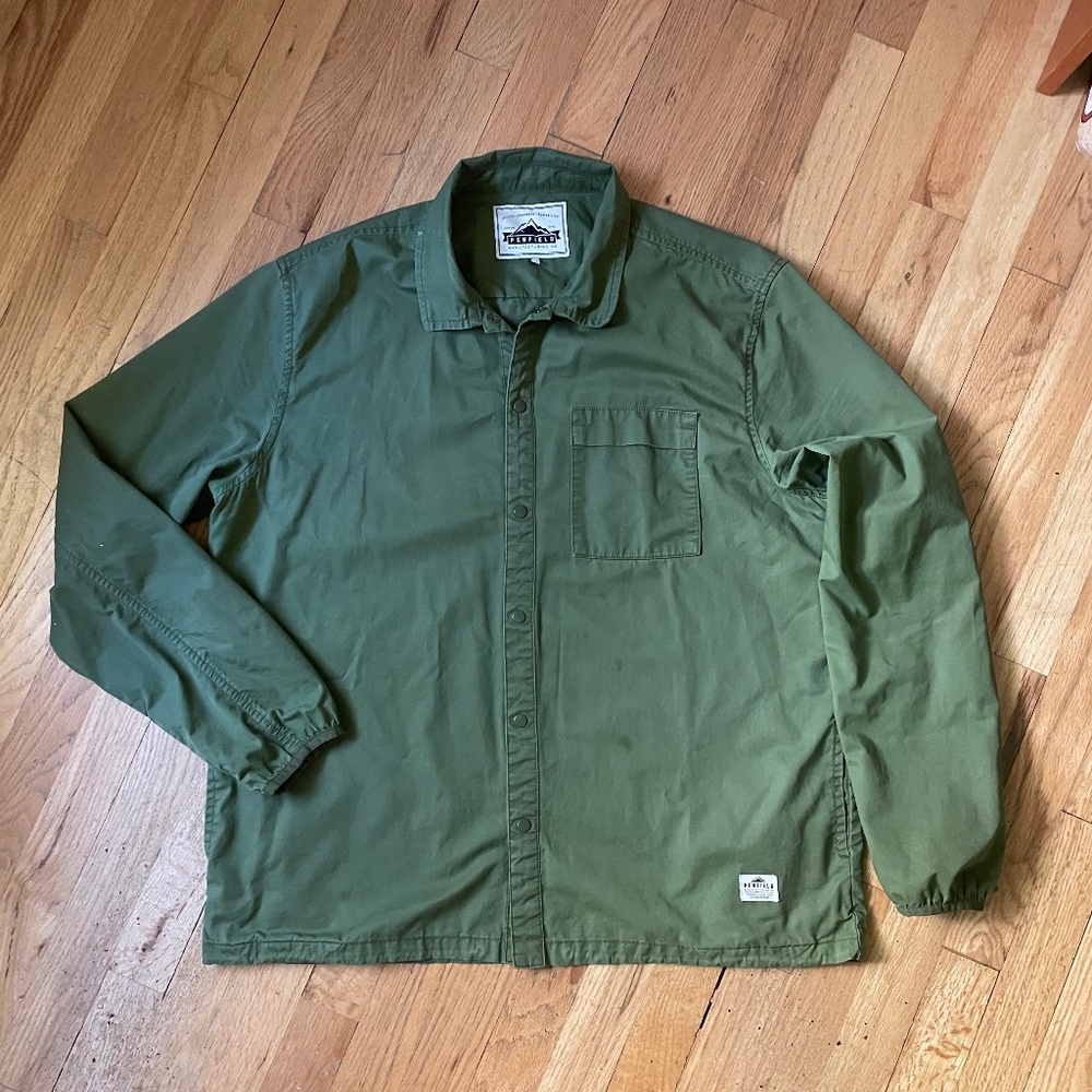 Penfield Men's XL "Blackstone" Olive Green Snap Jacket